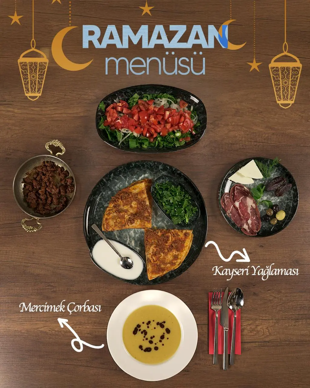Yağlama Menü - Kayseri Set Menü - Pastırma Adası