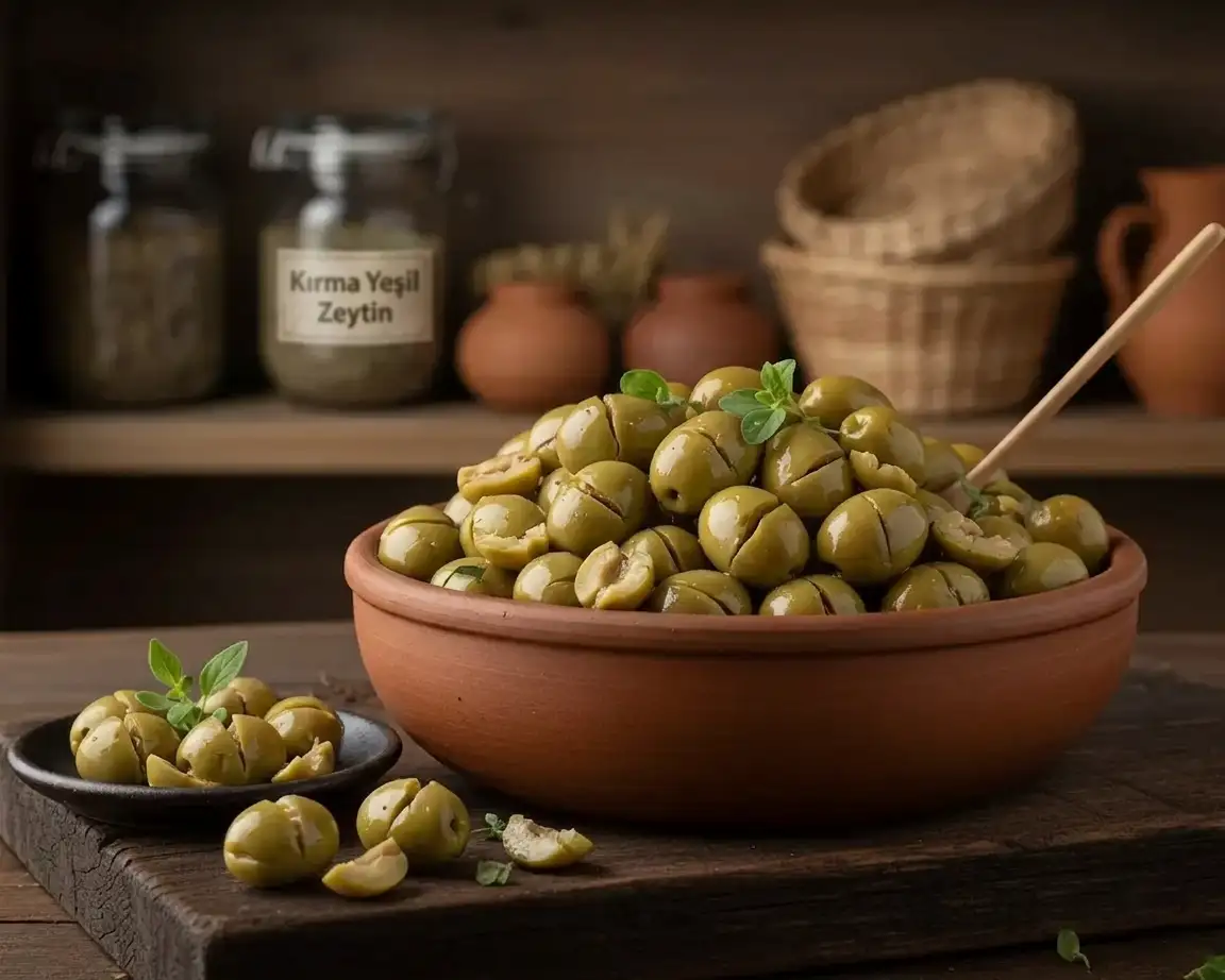 Kırma Yeşil Zeytin - Pastırma Adası